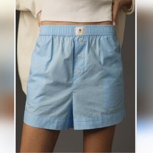Anthropologie Light Blue Women's Boxer Shorts